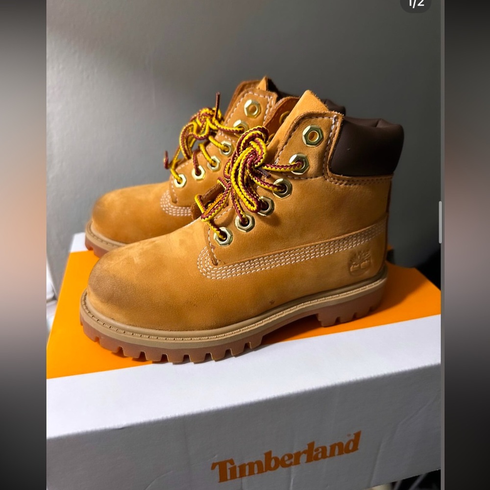 Timberland Kids Brown Lace-Up Boots